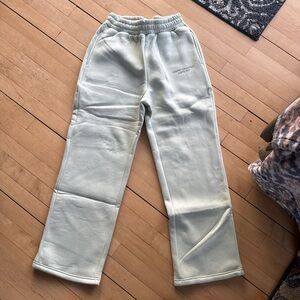 Comfrt pastel Green Fleece Pants